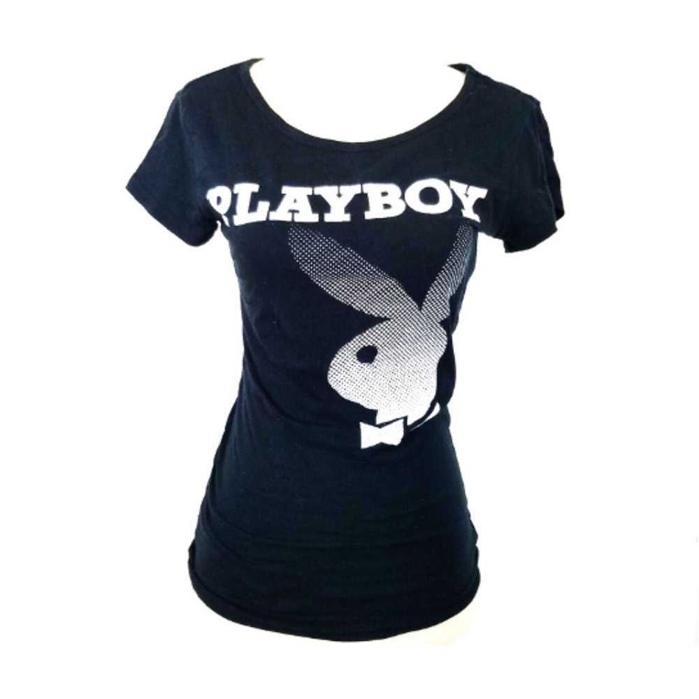 Vintage PLAYBOY Scoop Neck Tee